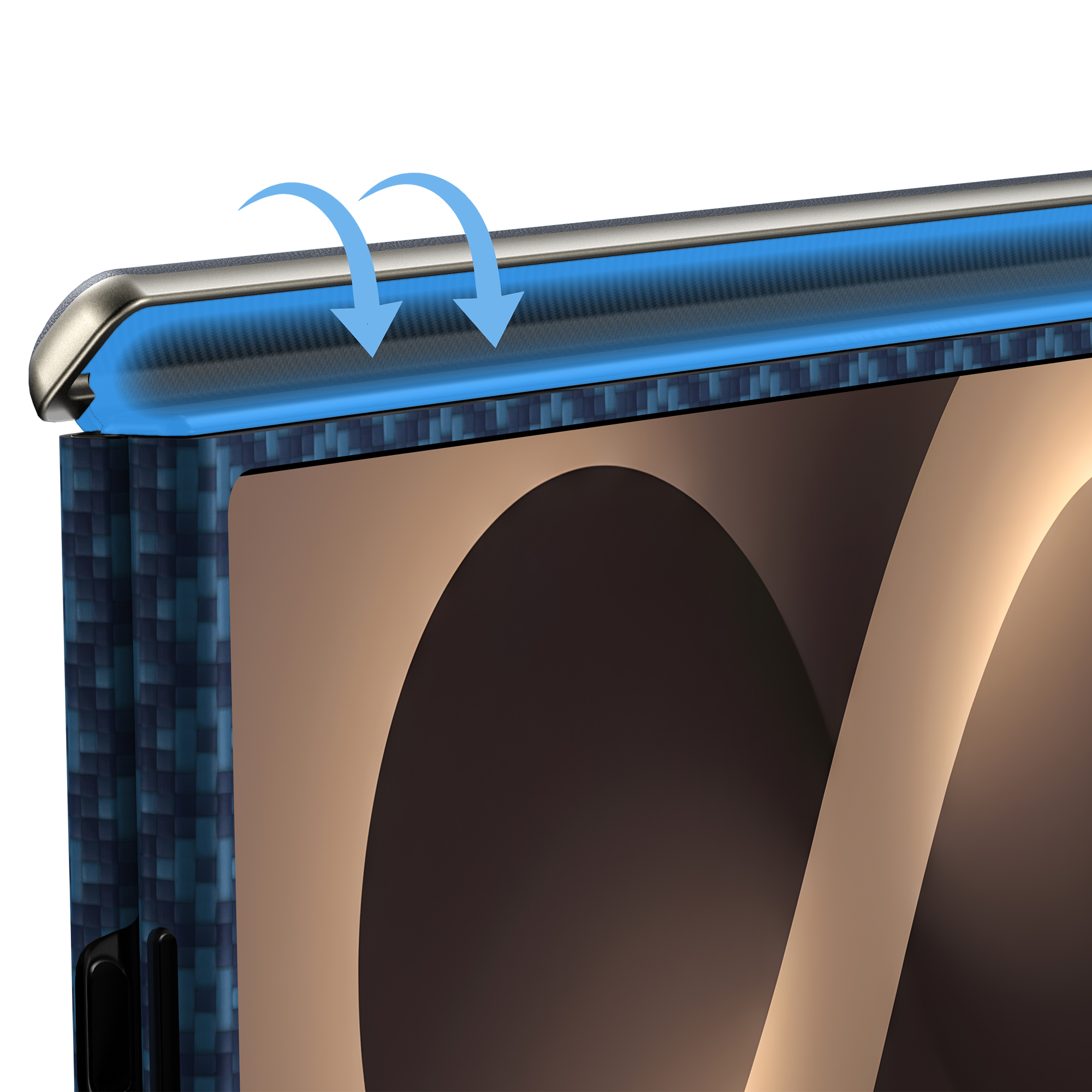 Fold 8 Case Hinge protection