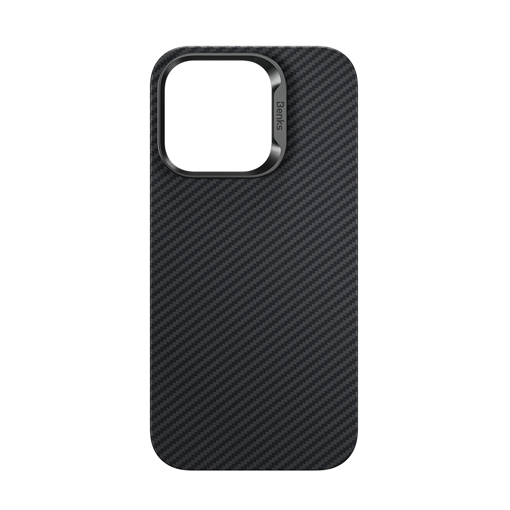 MagClap ArmorAir Case for iPhone, constructed with durable 600D DuPont™ Kevlar® fiber, featuring an ultra-slim, minimalist design and MagSafe compatibility.