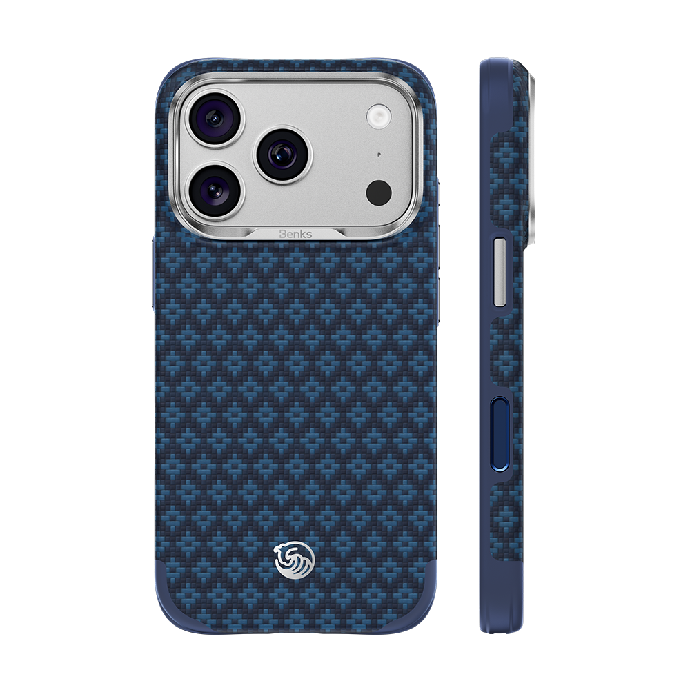 ArmorEdge Beyond Blue Case built with Kevlar® for iPhone 18 Pro/Pro Max
