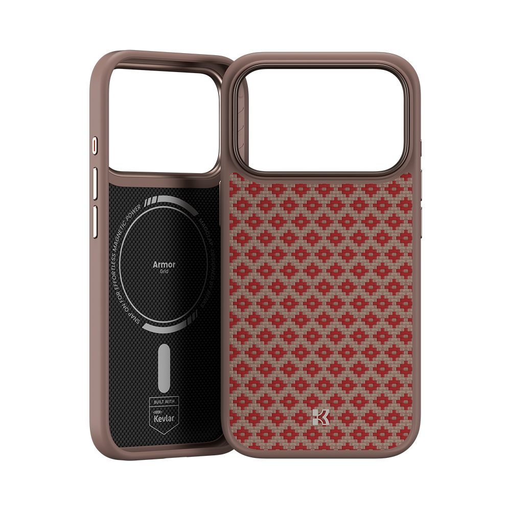 ArmorGrid ArmorPro Case built with Kevlar® for iPhone 17 Pro