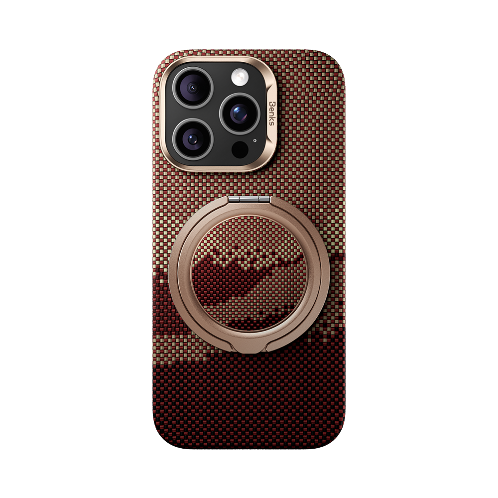 iPhone MagSafe kickstand grip in landscape mode