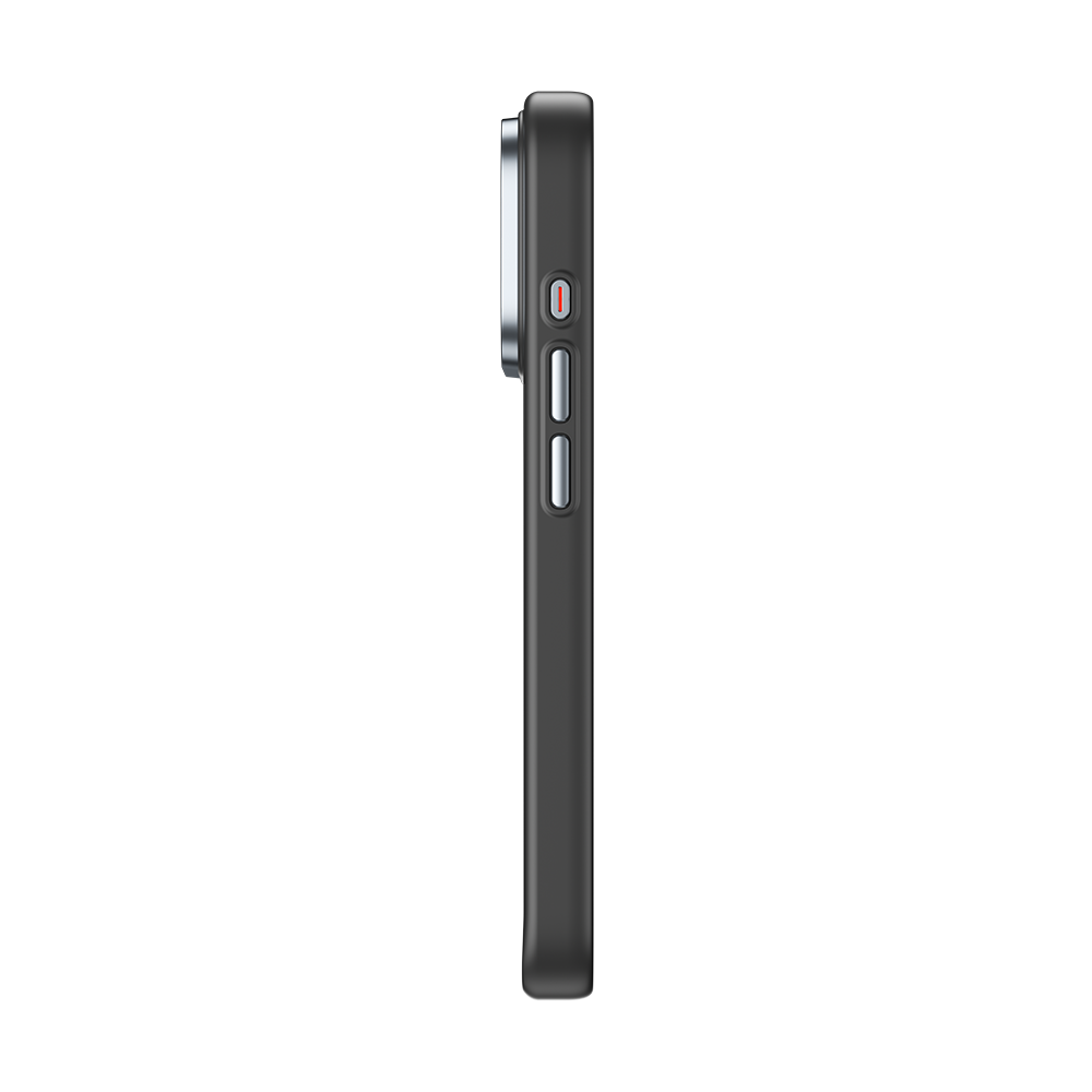 Side view of Benks iPhone 17 Pro Case, featuring reinforced 600D Kevlar® Fiber for drop protection while maintaining a slim, lightweight profile.