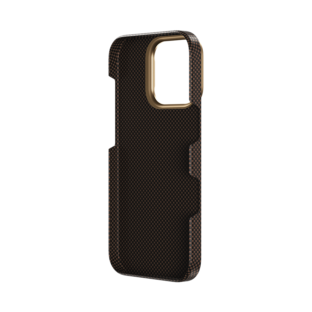 Gold ArmorTint Kevlar® case with MagSafe for iPhone 16 Pro Max