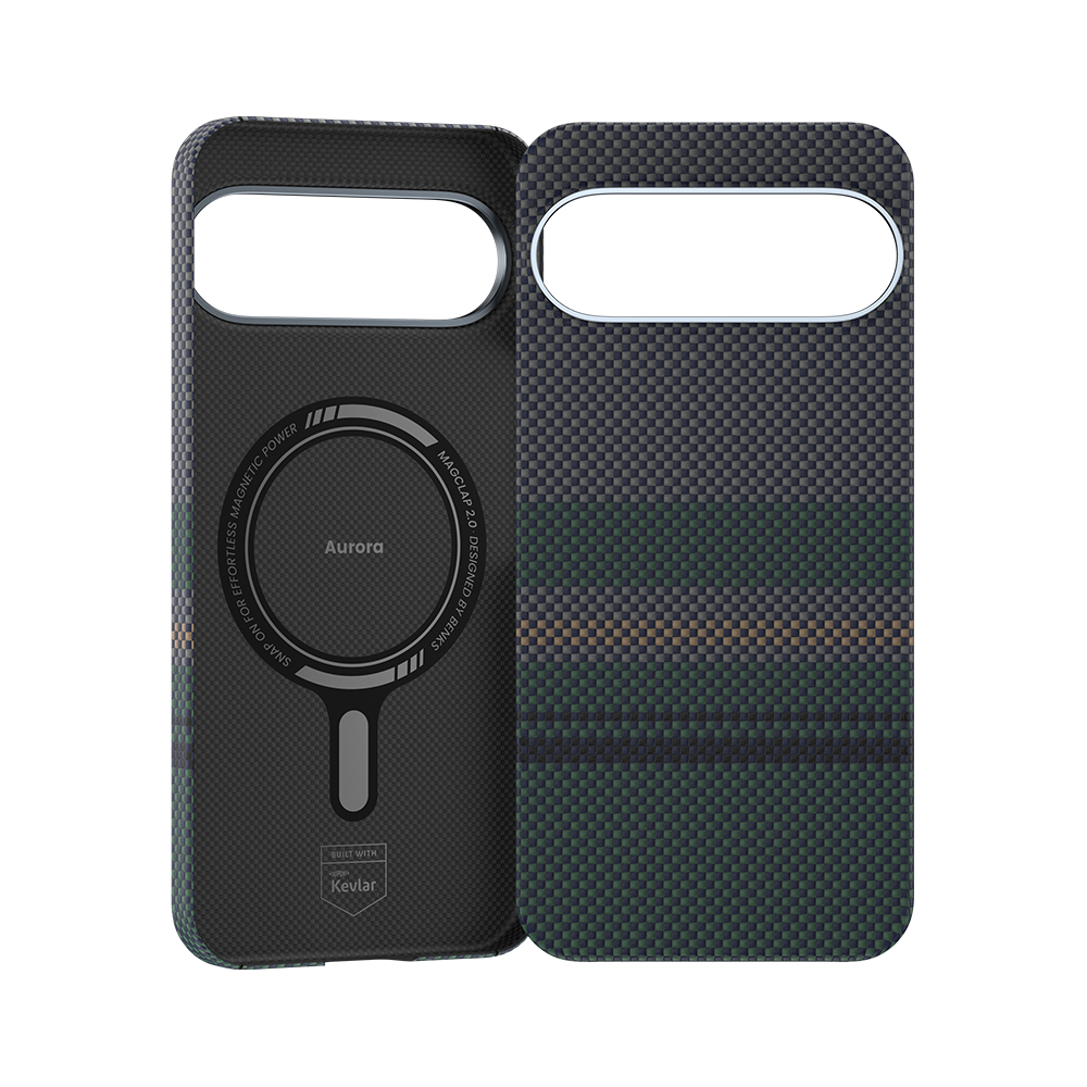 Kevlar® Fiber case for Pixel 10 Pro XL with raised edges for camera protection