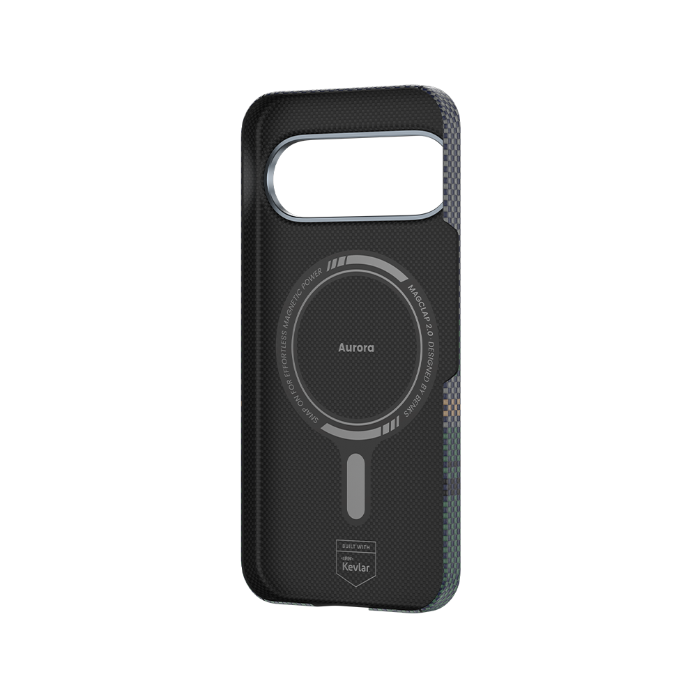 Durable Pixel 10 Pro case in aramid fiber providing a premium feel and sleek look