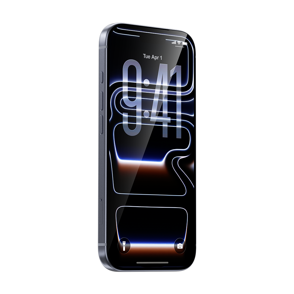 GlassWarrior 3D Curved Eye-Friendly AR Screen Protector for iphone 17 Pro Max