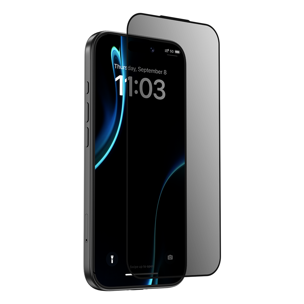 GlassWarrior Privacy Screen Protector for iPhone 17 Pro Max