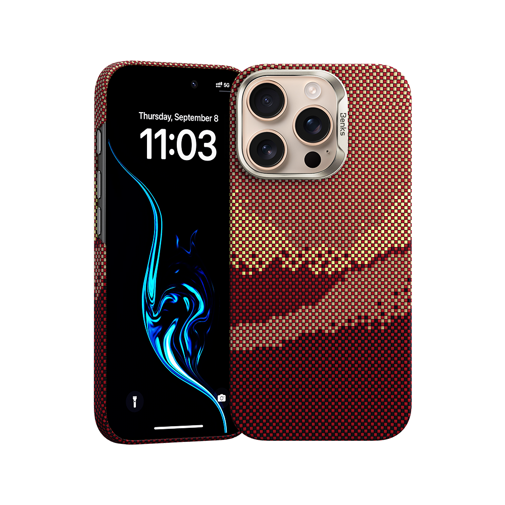 GoldenTide ArmorAir Case built with Kevlar® for iPhone 16 Pro Max