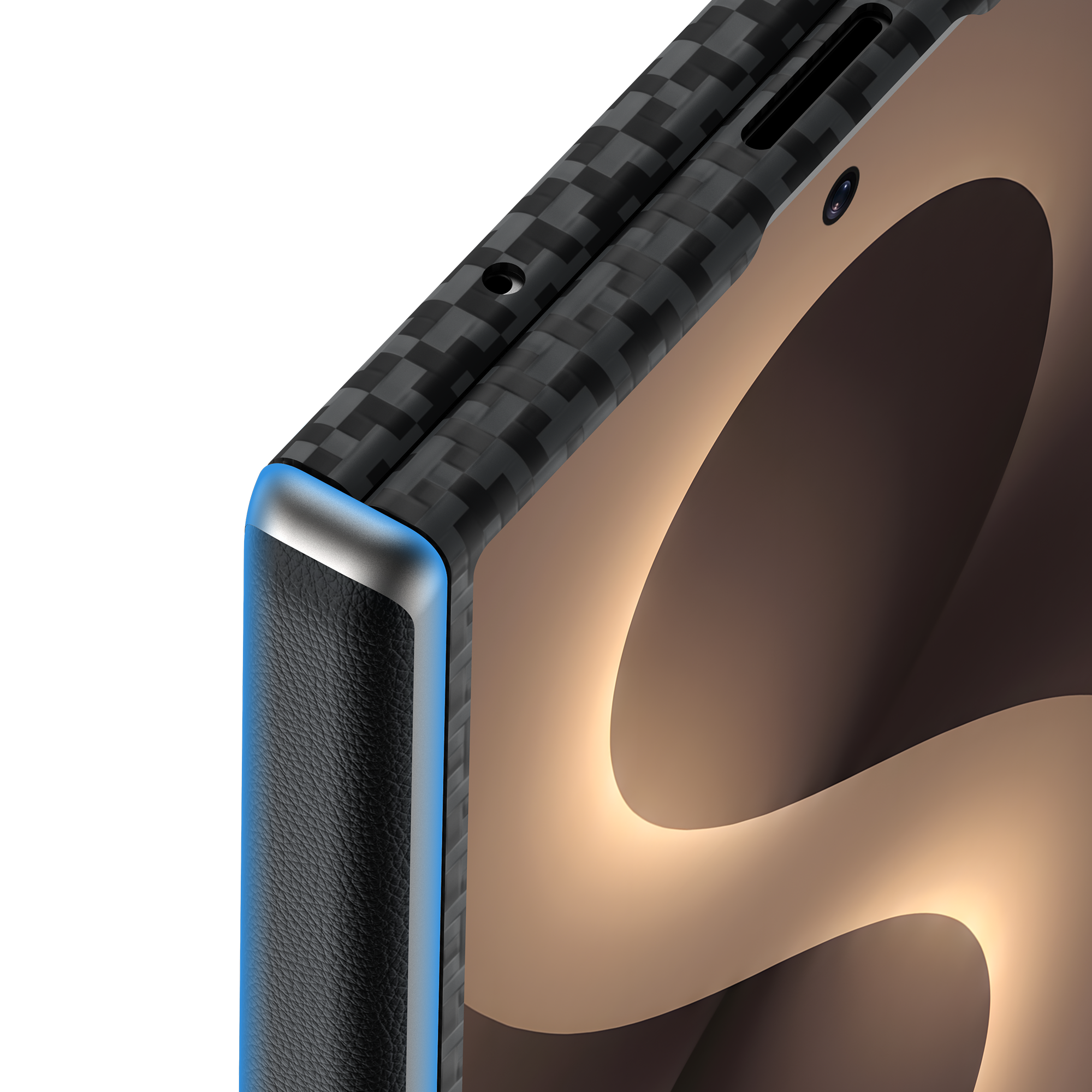 Benks Grand Combo ArmorGrid Air Obsidian Black Kevlar case for Samsung Galaxy Z Fold 8 — product image 11 PNG