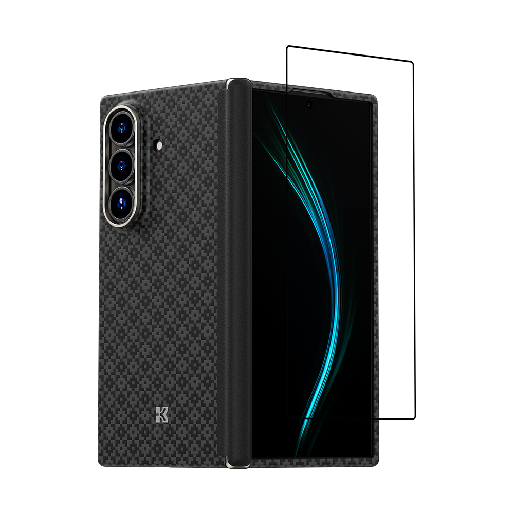 Benks Grand Combo ArmorGrid ArmorAir Case for Z Fold 7, featuring impact-resistant Kevlar® material, precise cutouts, and full-screen protection.