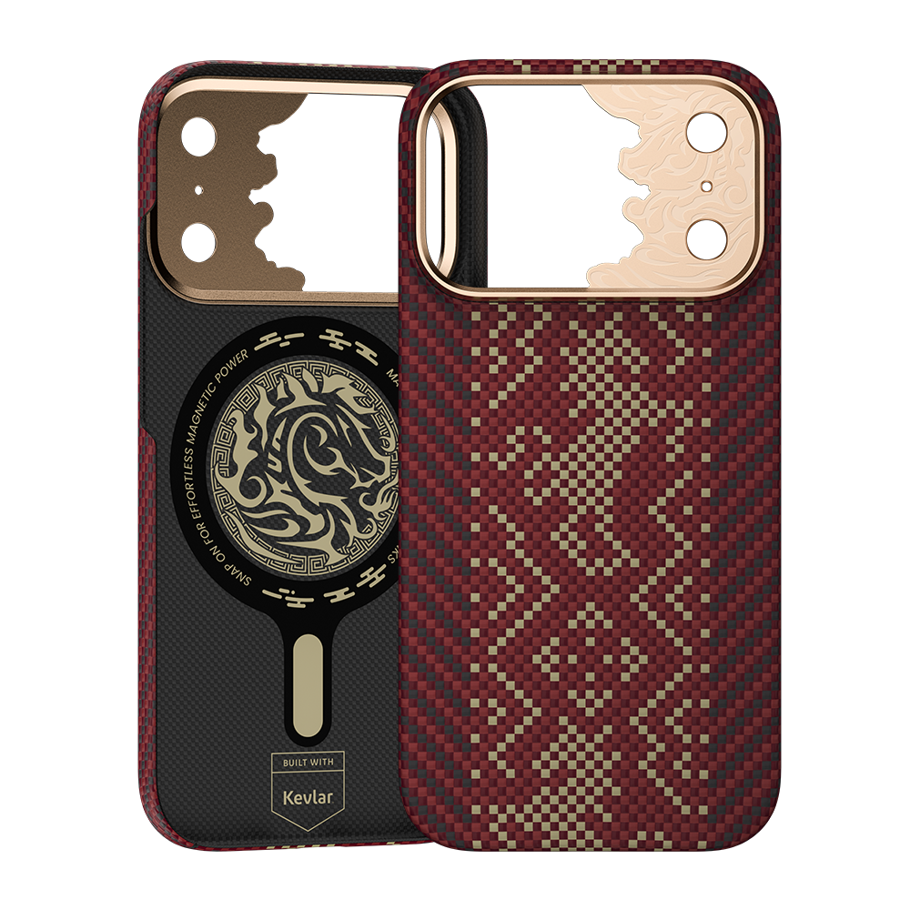 Knight Air Red Case built with Kevlar® for iPhone 18 Pro Max