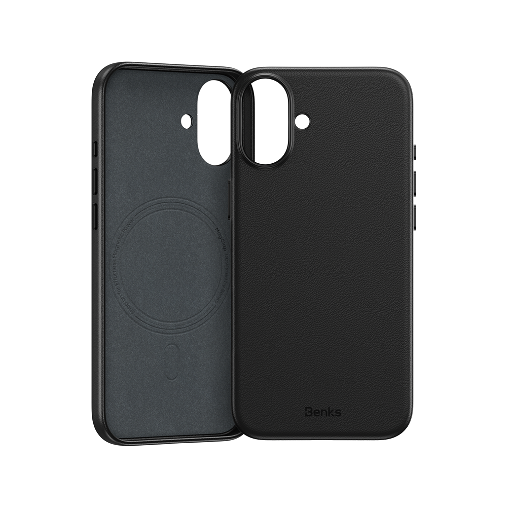 Upgrade your iPhone 16 Plus with the VitaPro MagSafe case, crafted from a durable blend of vegan leather and silicone. This sleek, stain-resistant leather phone case offers anti-drop protection, a comfortable grip, and MagSafe compatibility for effortless charging and style.