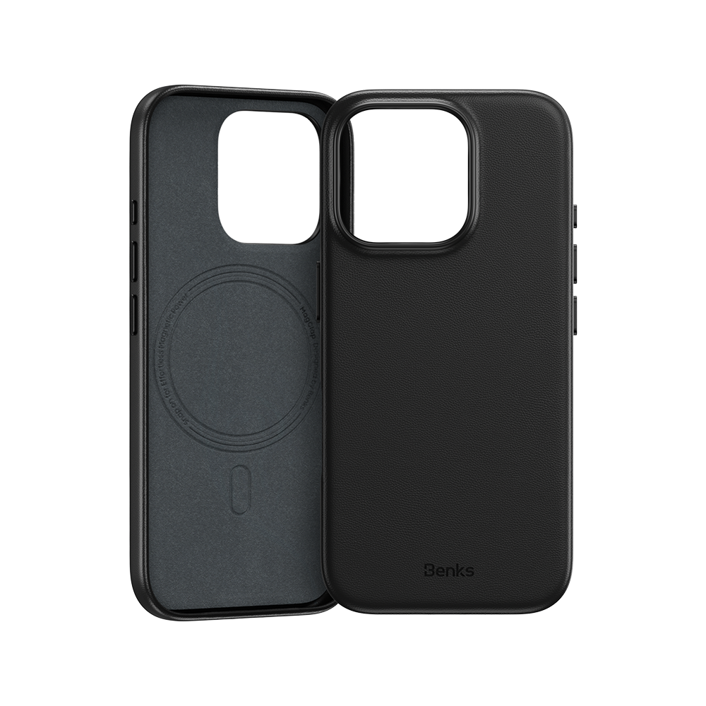 Upgrade your iPhone 16 Pro Max with the VitaPro MagSafe case, crafted from a durable blend of vegan leather and silicone. This sleek, stain-resistant leather phone case offers anti-drop protection, a comfortable grip, and MagSafe compatibility for effortless charging and style.