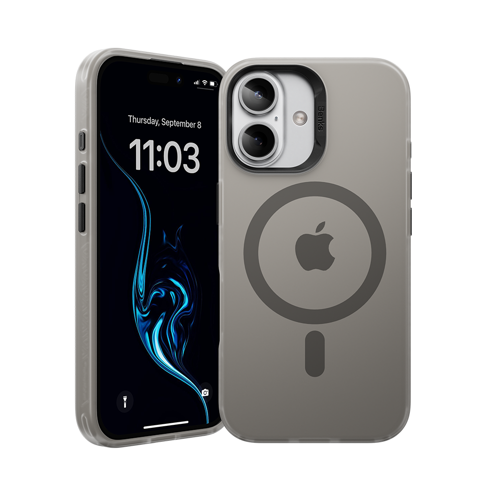 Discover the Lucid Armor MagSafe case for iPhone 16 Pro Max, featuring InvisWarrior™ protection in a soft-touch, minimalist design. This ultra-slim case combines seamless MagSafe compatibility with durable defense, offering a smooth feel and enhanced grip for everyday style and security.
