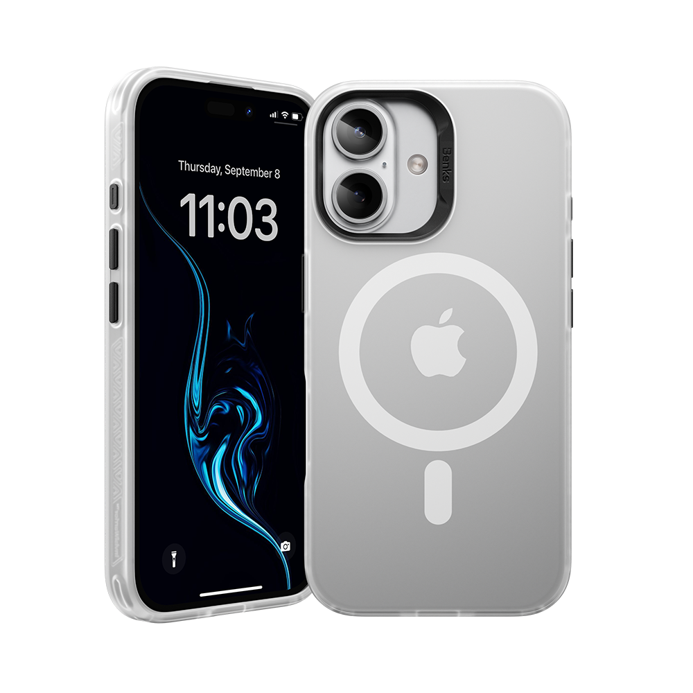 Discover the Lucid Armor MagSafe case for iPhone 16 Pro Max, featuring InvisWarrior™ protection in a soft-touch, minimalist design. This ultra-slim case combines seamless MagSafe compatibility with durable defense, offering a smooth feel and enhanced grip for everyday style and security.