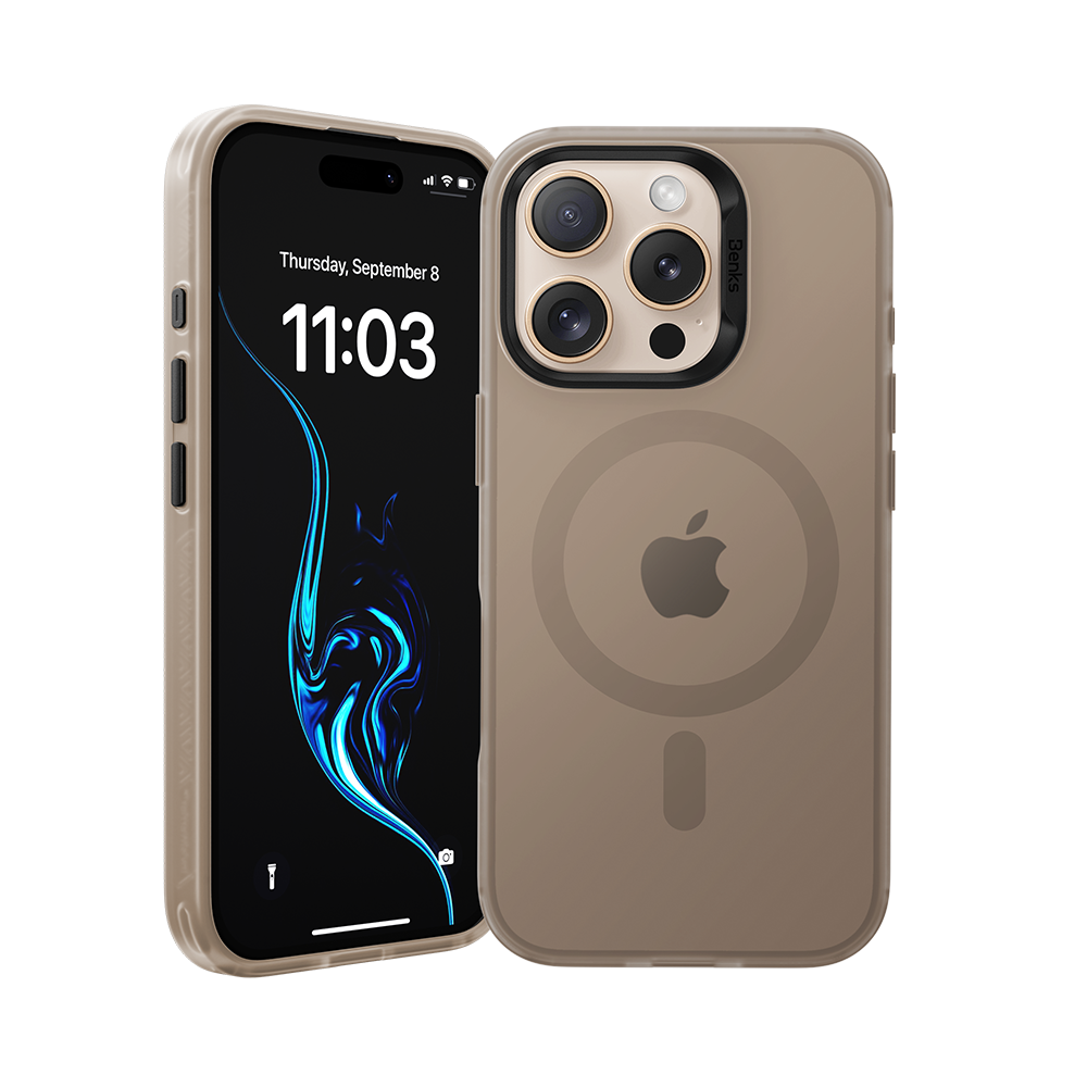 Discover the Lucid Armor MagSafe case for iPhone 16 Pro Max, featuring InvisWarrior™ protection in a soft-touch, minimalist design. This ultra-slim case combines seamless MagSafe compatibility with durable defense, offering a smooth feel and enhanced grip for everyday style and security.