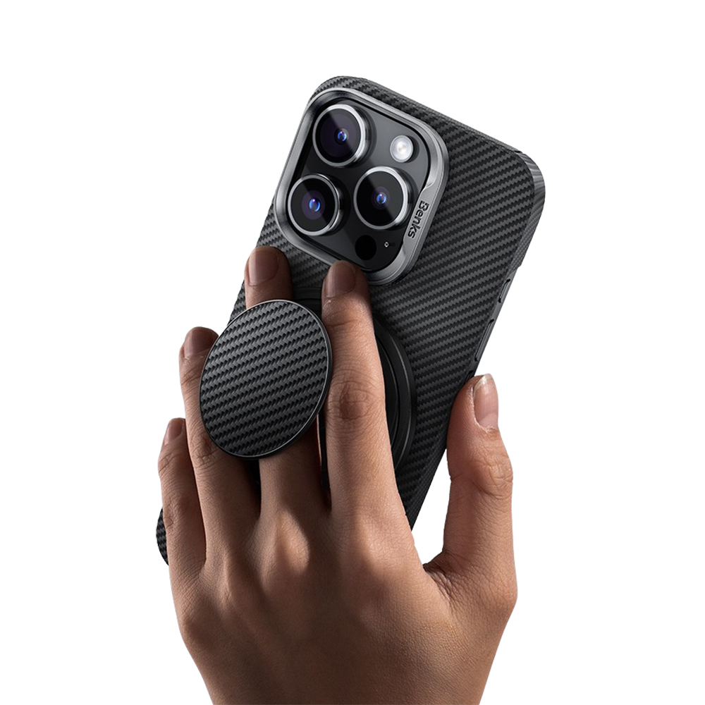 Phone stand holder with MagSafe magnets for secure grip