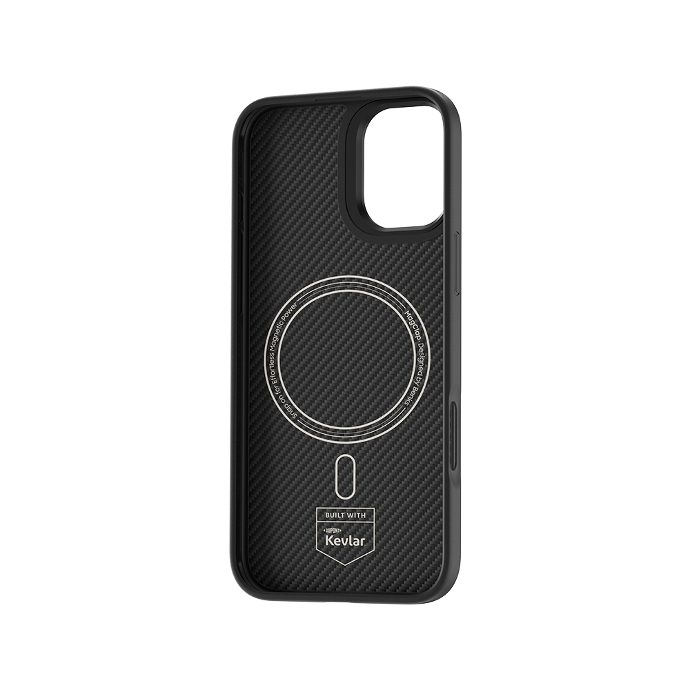 Montage ArmorPro Case for iPhone 16 Plus with Kevlar® and MagSafe, offering full protection