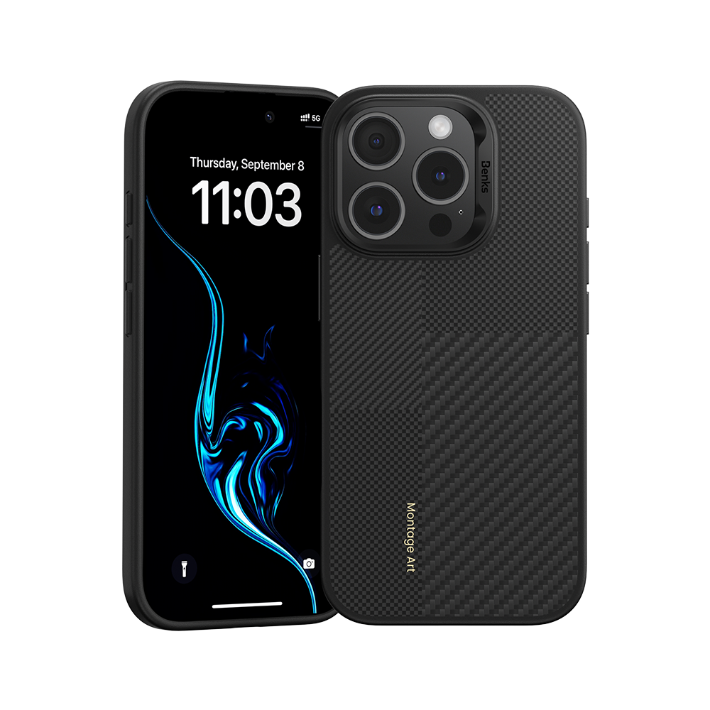 Montage ArmorPro Kevlar® Fiber Case for iPhone 16 Pro Max with drop resistance