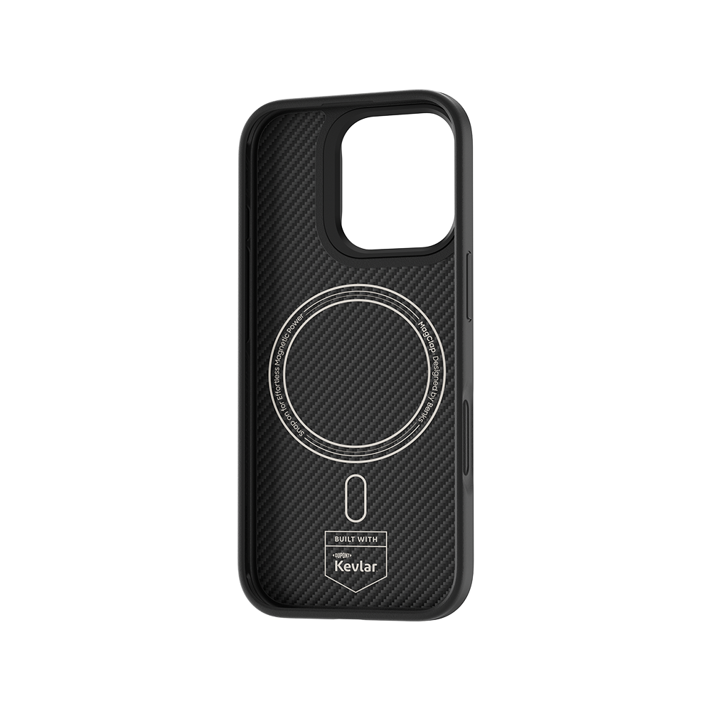 Kevlar® Fiber Case with rugged drop resistance for iPhone 16 Pro Max
