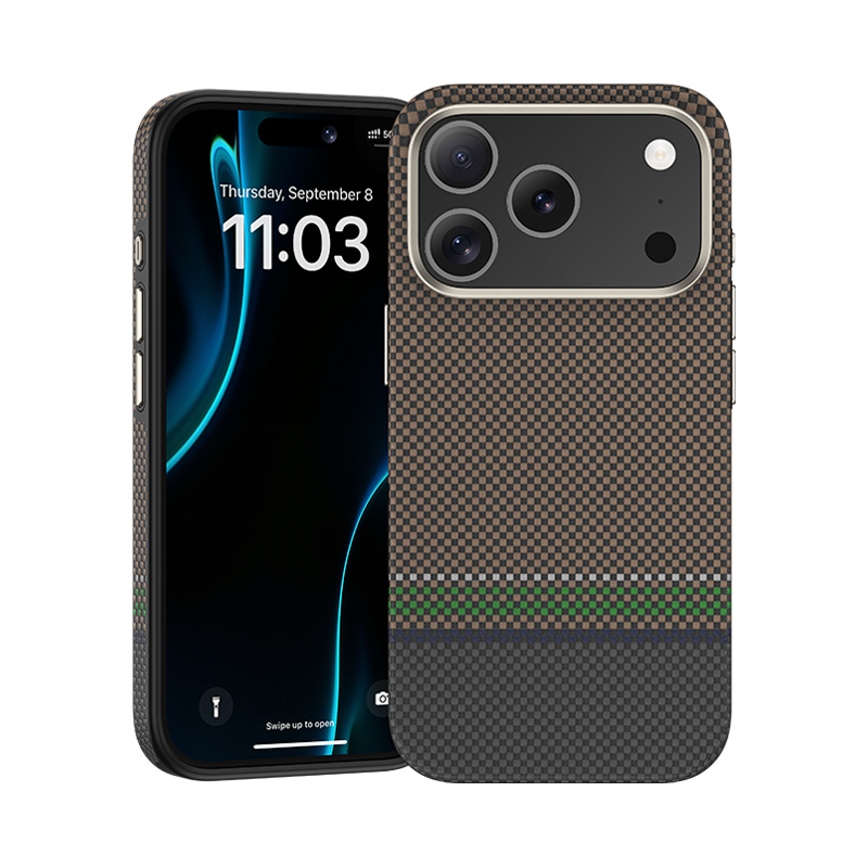 Funda Prestige ArmorPro fabricada con Kevlar® para iPhone 16 Pro