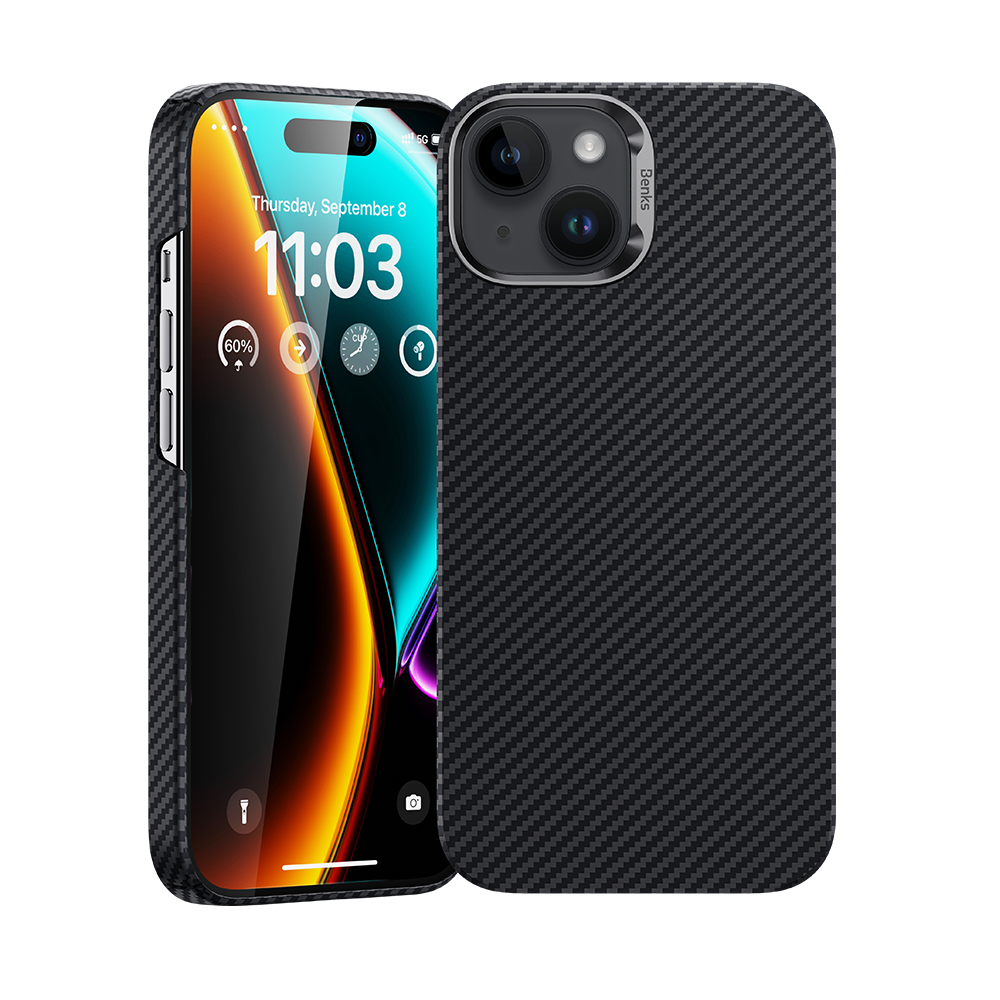 Protective iPhone 15 Cases MageSafe Kevlar® Phone Cover for Apple