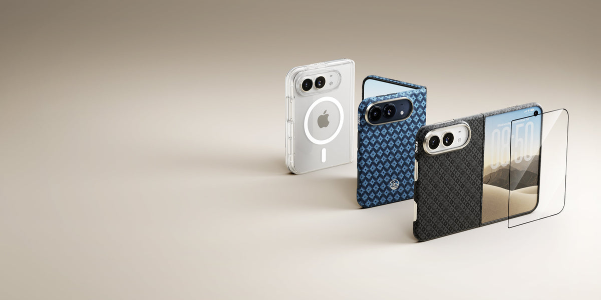 Benks Grand Combo ArmorGrid Air Obsidian Black case built with Kevlar for iPhone Ultra