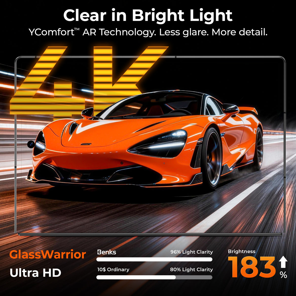 Protector de pantalla GlassWarrior AR para Samsung Galaxy Z Fold 7