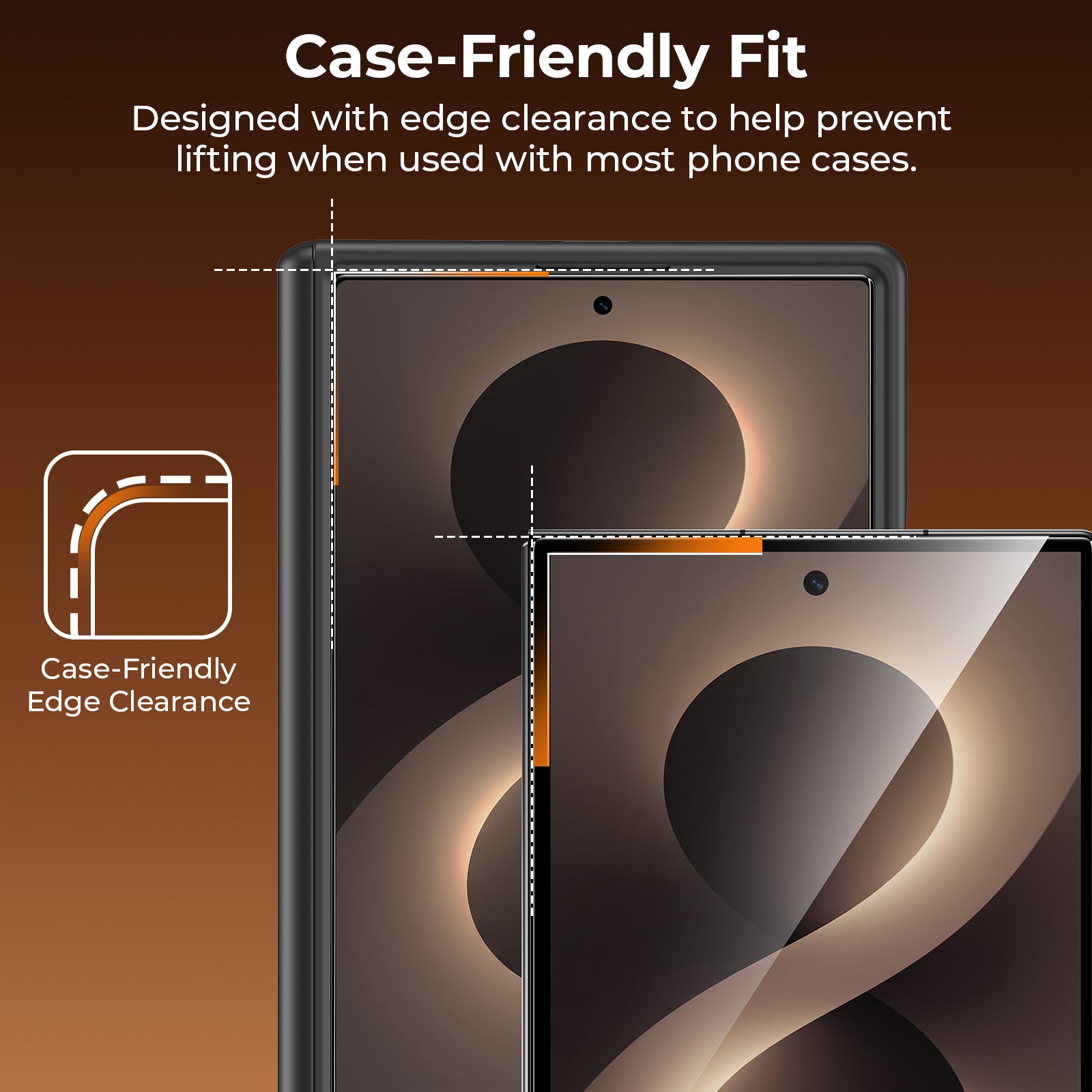 Protector de pantalla GlassWarrior AR para Samsung Galaxy Z Fold 7