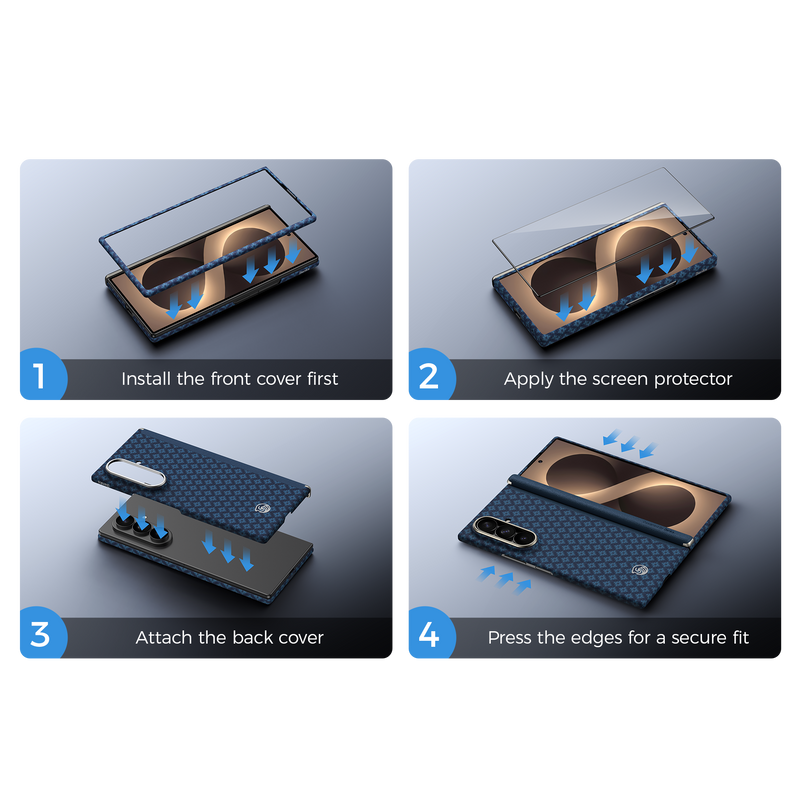 fold 8 ultra case installation