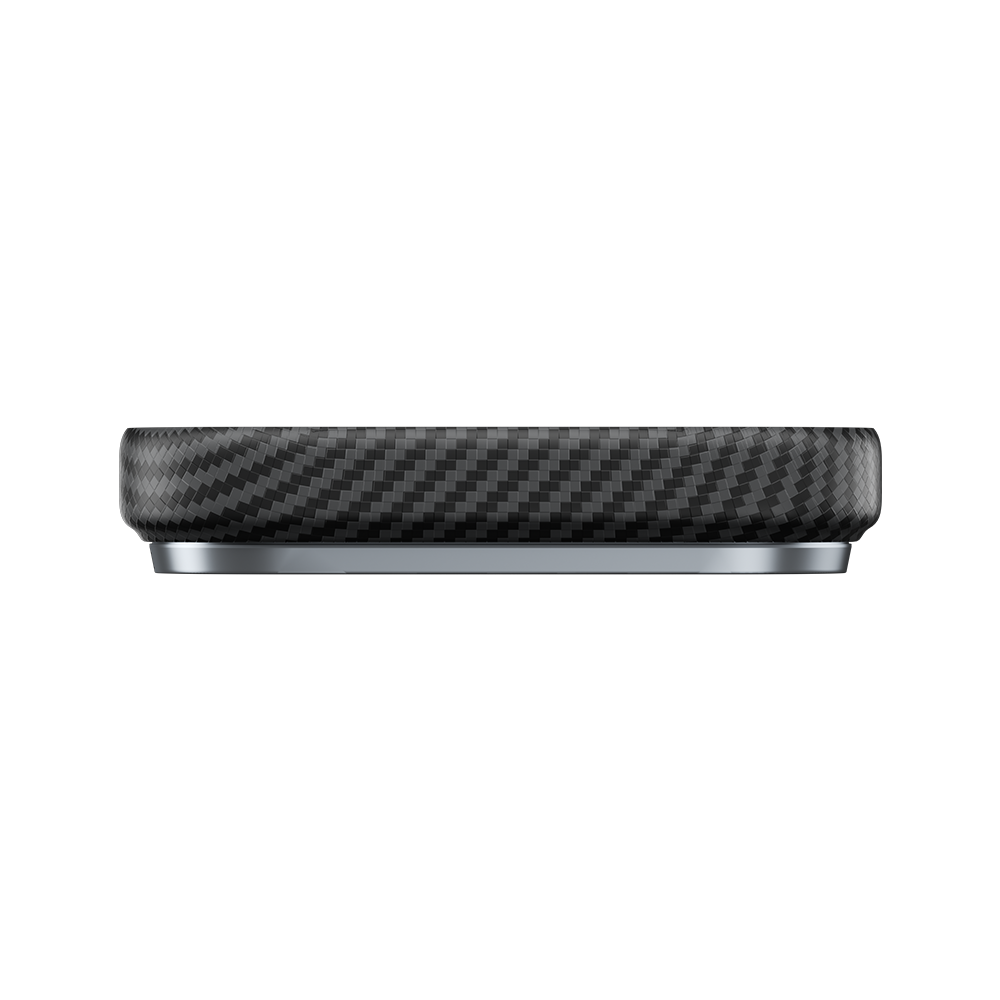Benks iPhone 17 Pro Max Case side and bottom view, offering a premium look and lightweight durability with 600D Kevlar® Fiber.