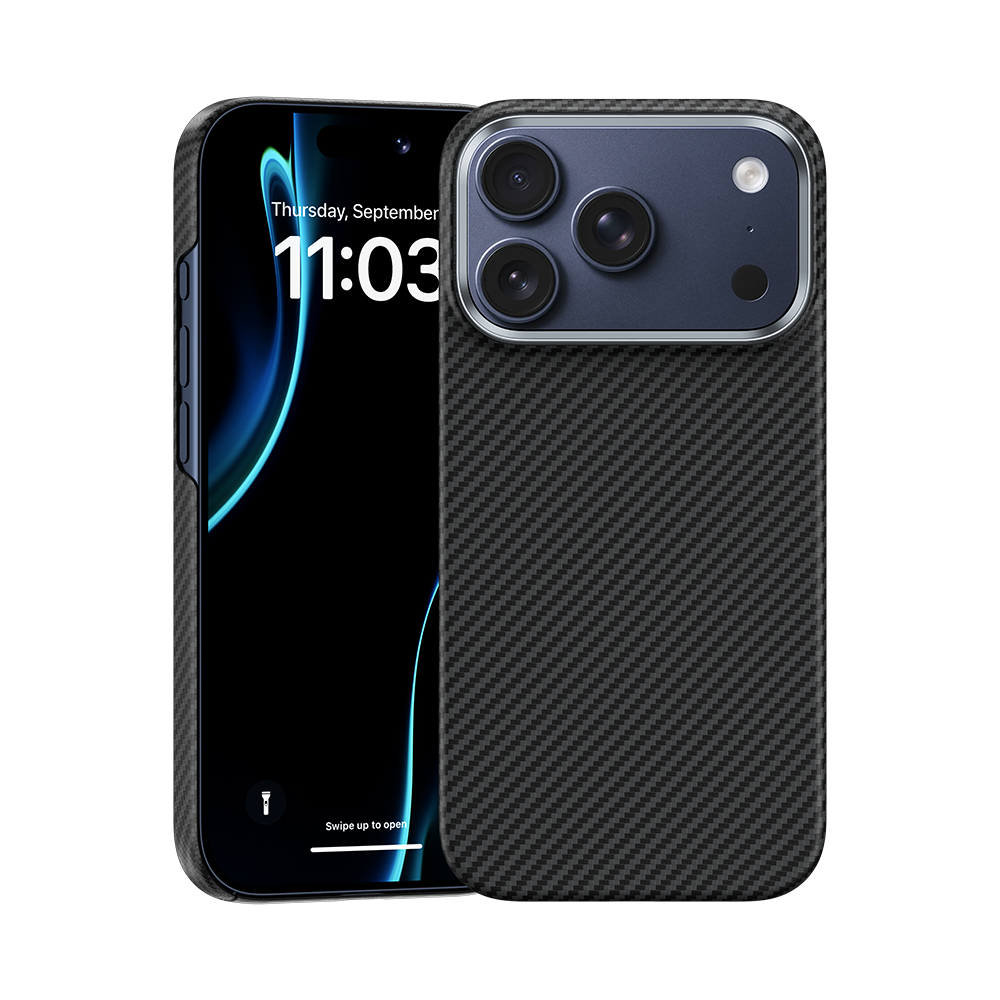 Front view of the Benks ArmorPro Kevlar® case, providing a premium, lightweight layer of protection for your iPhone 17 Pro Max.