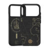 ArmorEdge iPhone 17 Pro Max back view showing world map compass design
