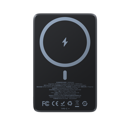 Efficient Heat Dissipation ArmorGo Power Bank 5000mAh: Advanced aramid fiber construction for optimal performance and safety.