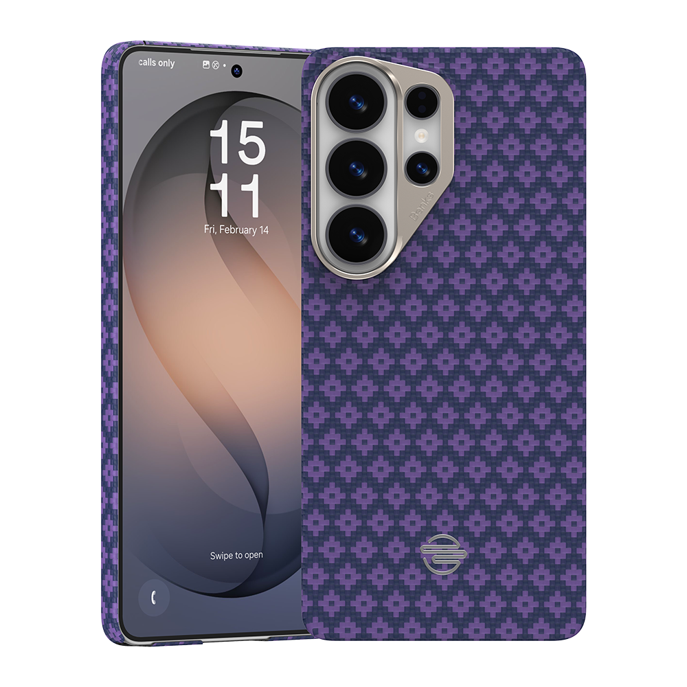 ArmorGrid ArmorAir Case Built with Kevlar® for Samsung Galaxy S26 Ultra - Peri Purple
