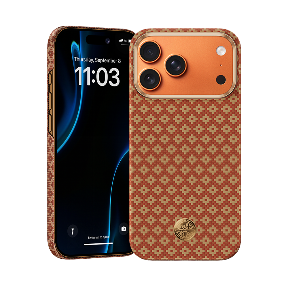 Benks Grand Combo iPhone Duo — funda Kevlar, funda azul tejido, funda transparente
