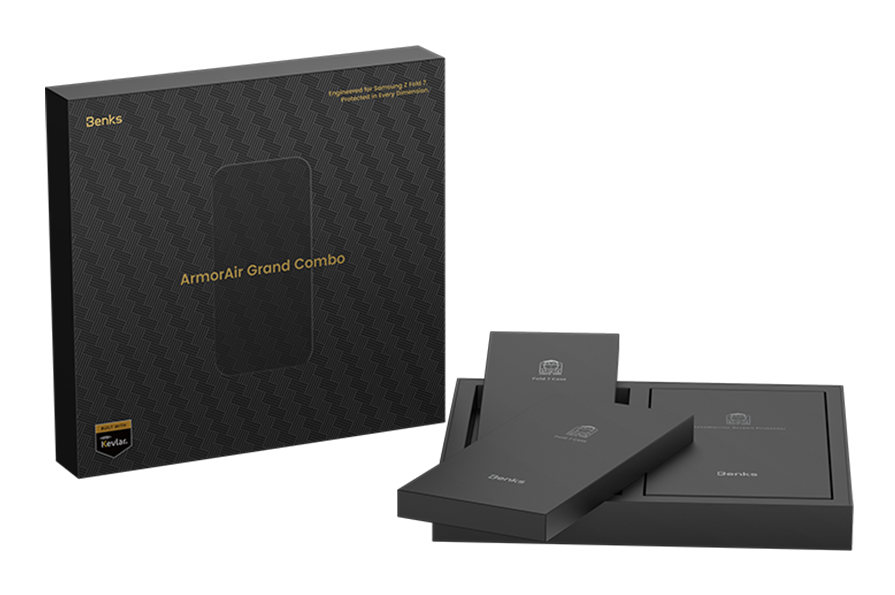 [Grand Combo] ArmorGrid ArmorPro Case built with Kevlar® for Samsung Galaxy Z Fold 8 Wide