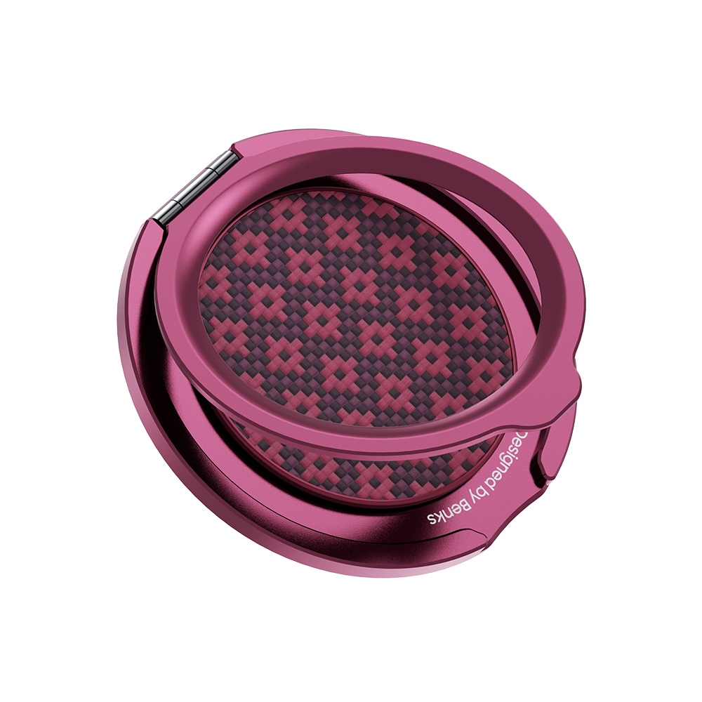 ArmorPop Phone Grip & Stand - ArmorGrid  Cherry Purple