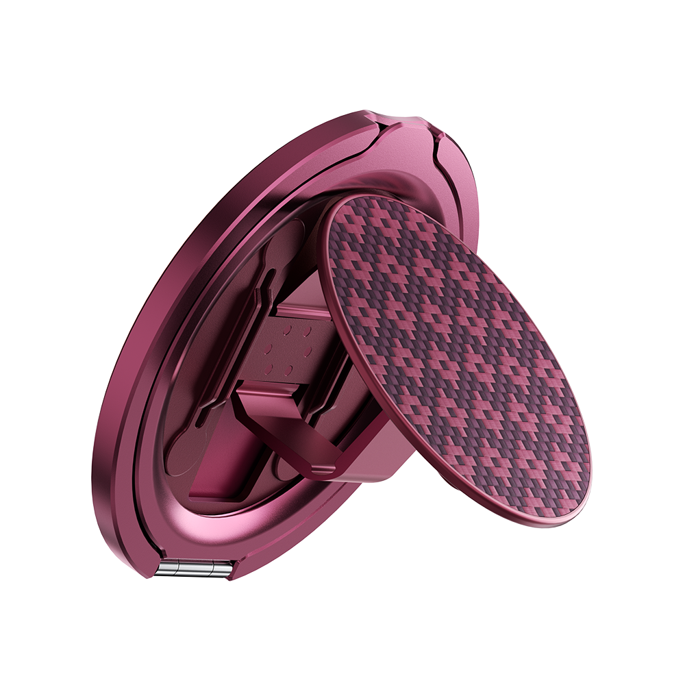 ArmorPop Phone Grip & Stand - ArmorGrid  Cherry Purple