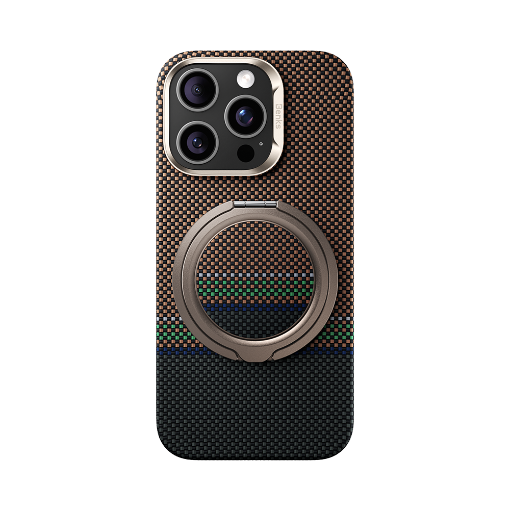 Lightweight phone grip for iPhone with MagSafe charging