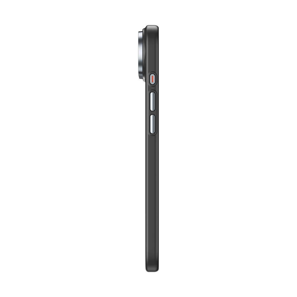 Side view of Benks iPhone Air Case, featuring reinforced 600D Kevlar® Fiber for drop protection while maintaining a slim, lightweight profile.