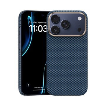 Front shot of the Kevlar® iPhone 17 Pro Max case by Benks, providing full coverage with durability and seamless compatibility.