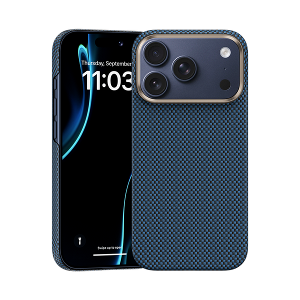 Front shot of the Kevlar® iPhone 17 Pro Max case by Benks, providing full coverage with durability and seamless compatibility.