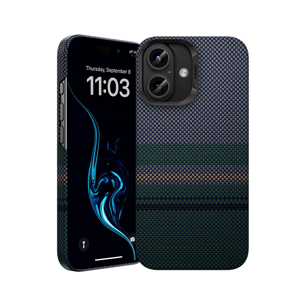 Aurora ArmorAir Case built with Kevlar® for iPhone 16