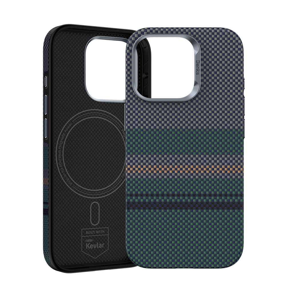 Aurora ArmorPro Case built with Kevlar® for iPhone 16 Pro with Button