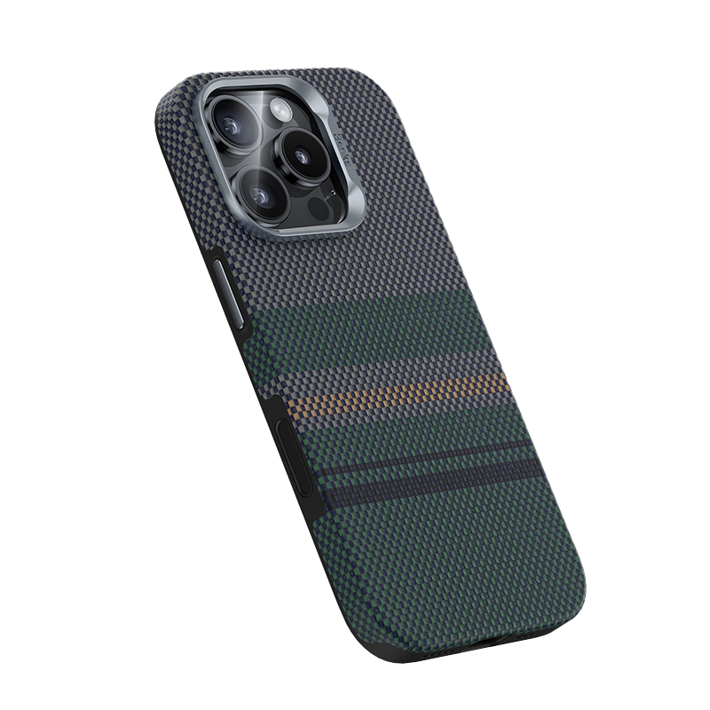 Aurora ArmorPro Case built with Kevlar® for iPhone 16 Pro with Button