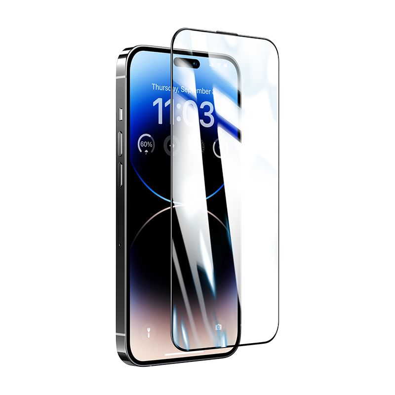 GlassArmor Sapphire Coating Screen Protector offering edge-to-edge protection, maximum touch sensitivity, and HD clarity, ensuring scratch and shatter resistance with a smooth hand feel.