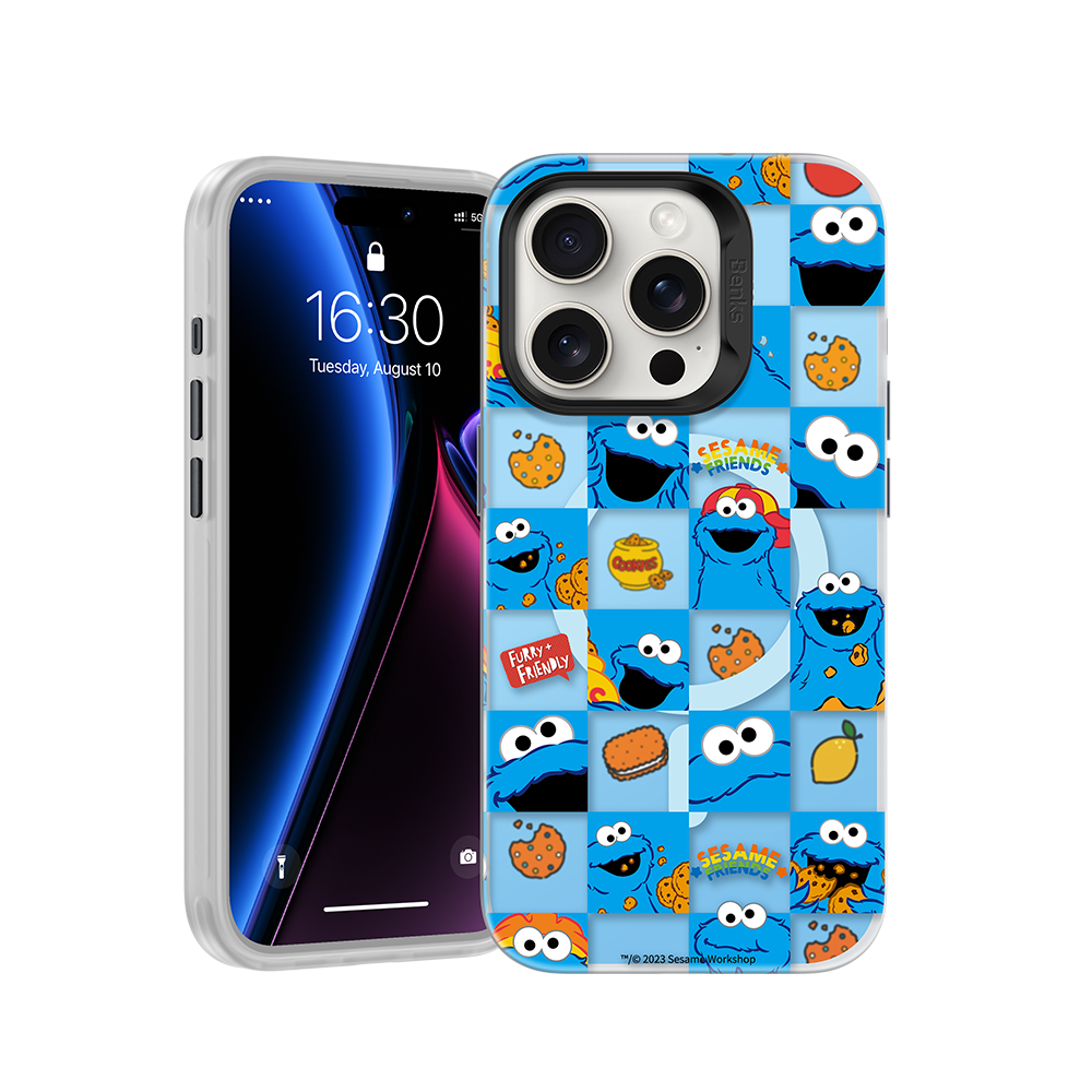 Sesame Street Benks Cute Designer Phone Case for iPhone 15 Pro 