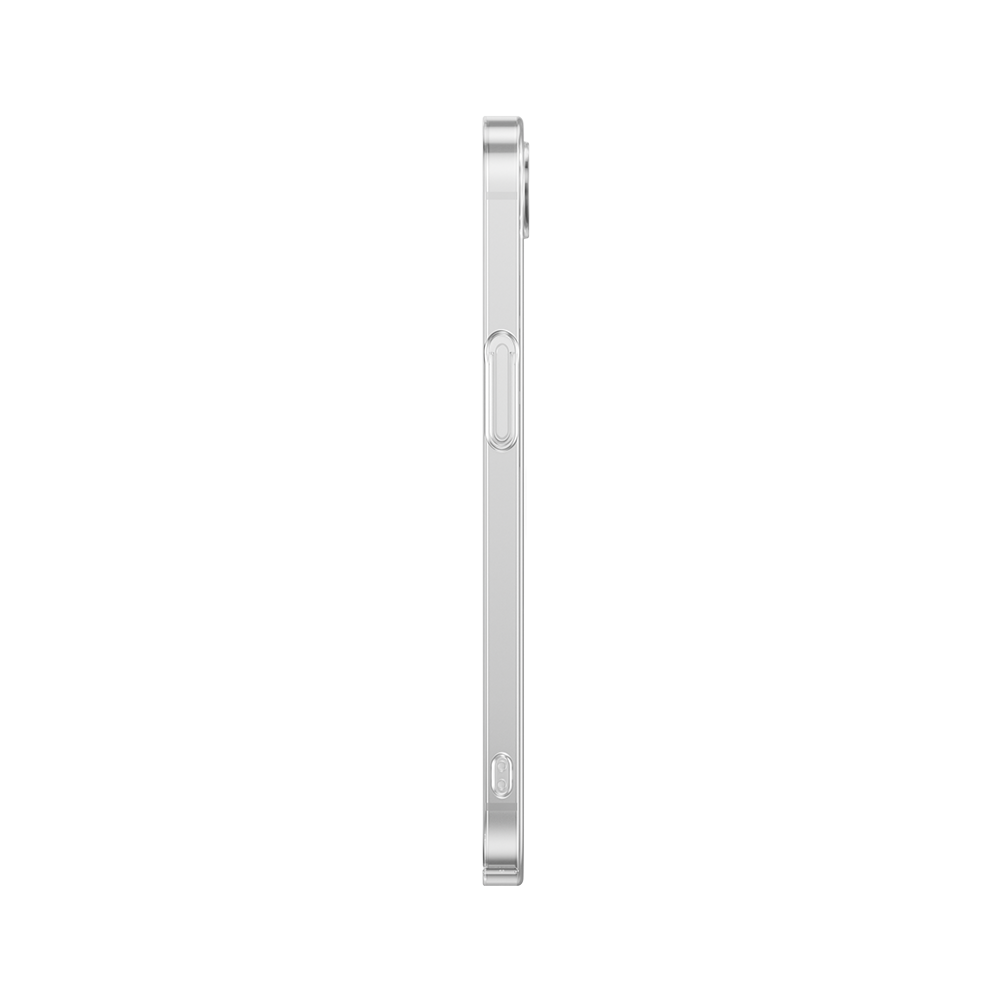 Crystal-clear case for iPhone 16e with precise cutouts
