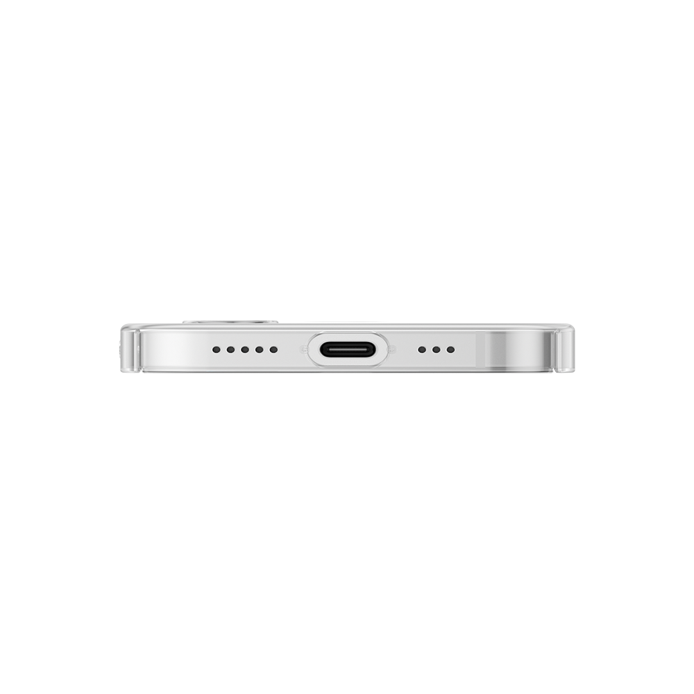 Durable transparent case for iPhone 16e, scratch-resistant